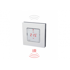 Danfoss Icon™ programuojamas patalpos termostatas,su ekranu, montuojamas ant sienos, su infraraudonųjų spindulių grindų temperatūros davikliu, belaidis, 088U1082